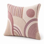 Keirqvoa™ Linea Modern Square Throw Pillow – 18" x 18" Minimal Geometric Decorative Cushion, Contemporary Sofa & Bed Accent Pillow