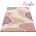 Keirqvoa™ Veloura Plush Rectangle Area Rug – Soft Modern Bedroom & Living Room Rug, Low-Pile Contemporary Floor Carpet